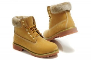 timberland avec fourrure